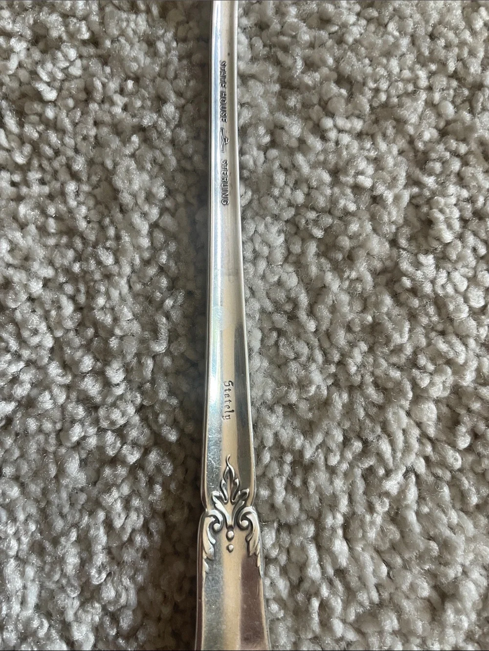 Classic Sterling Silver Ornate Dinner Fork - Silver